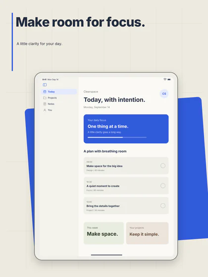 The screenshot at iPad 13″, drawn to scale, with its own iPad screenshot
